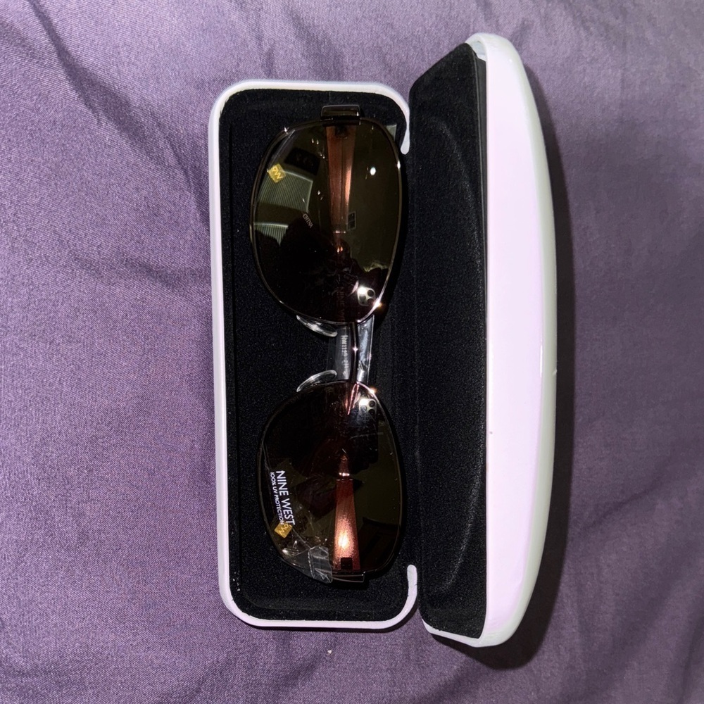 Nine West Black and Brown Sunglasses